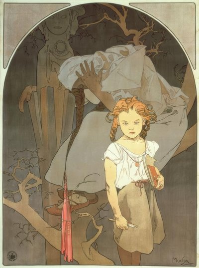 Lotteria del sud-ovest della Moravia da Alphonse Mucha