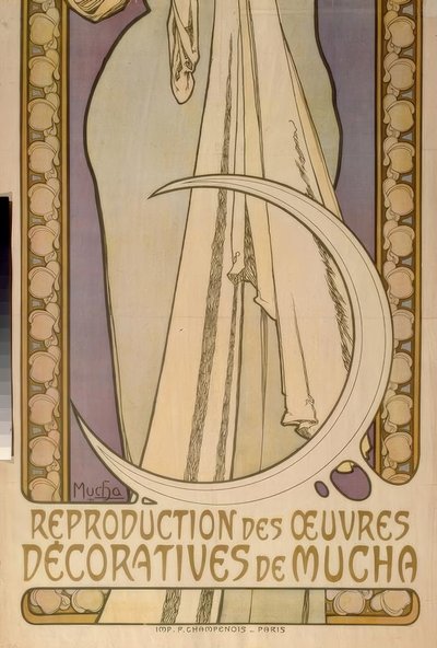Lygie – Riproduzione delle opere decorative di Mucha da Alphonse Mucha
