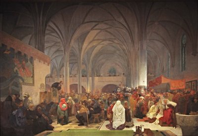 Maestro Jan Hus che predica alla Cappella di Betlemme, Il ciclo dell