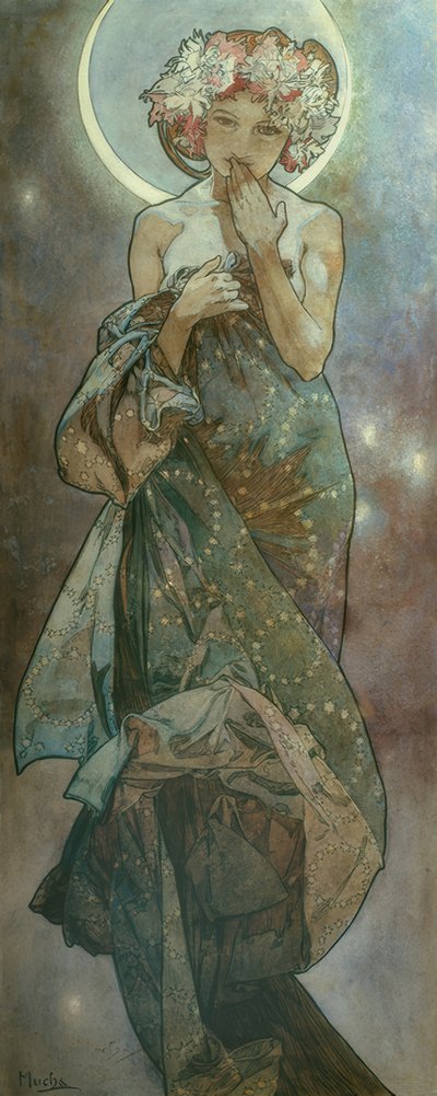 Chiaro di luna da Alphonse Mucha