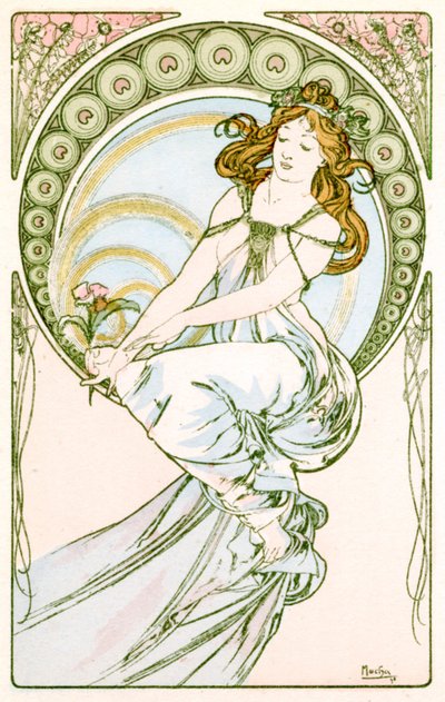 Dipinto, 1900 da Alphonse Mucha