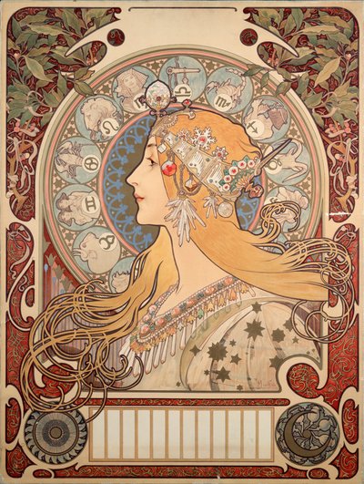 Manifesto di Alphonse Mucha per la rivista 