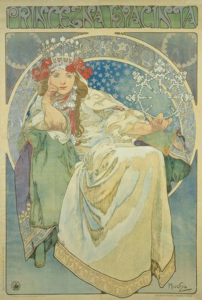 Principessa Giacinta da Alphonse Mucha