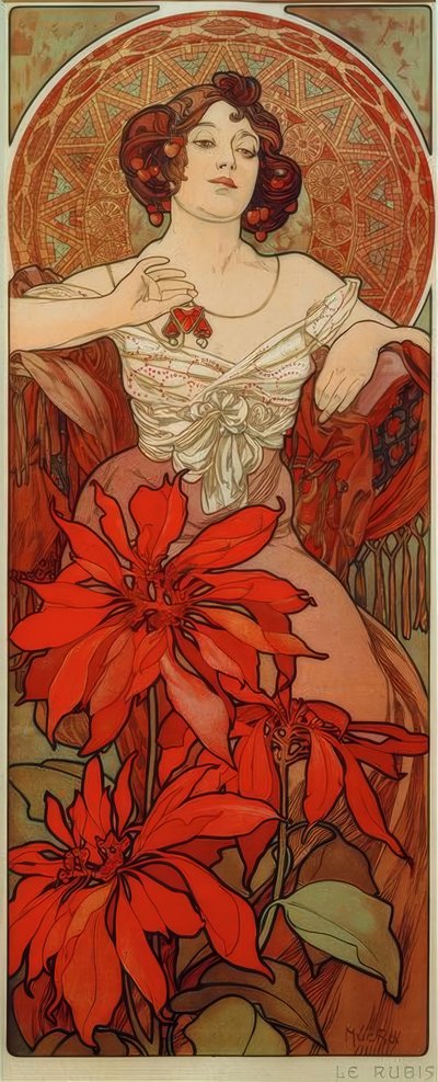 Rubino da Alphonse Mucha