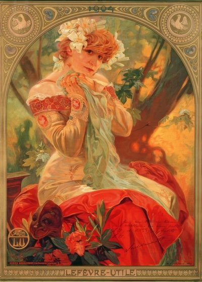 Sarah Bernhardt da Alphonse Mucha