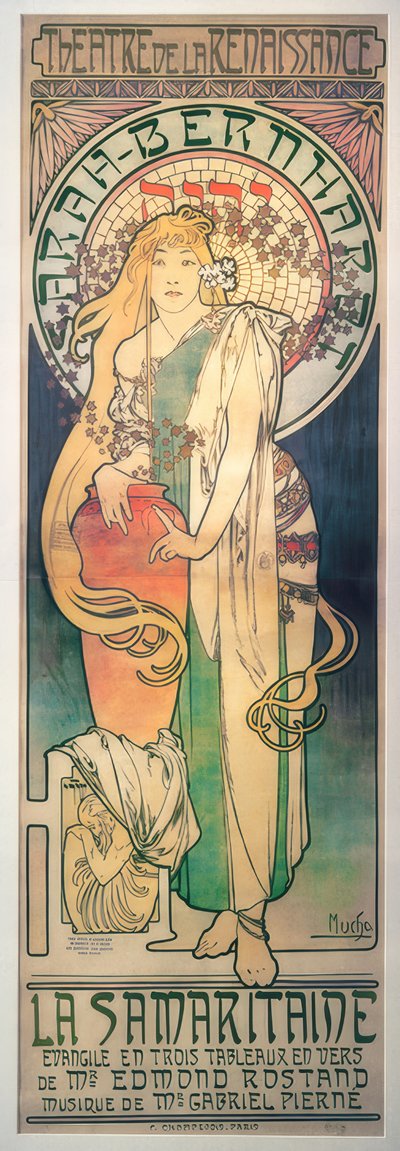 Sarah Bernhardt - La Samaritana da Alphonse Mucha
