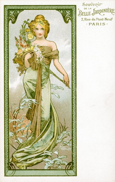 Primavera, 1896 da Alphonse Mucha