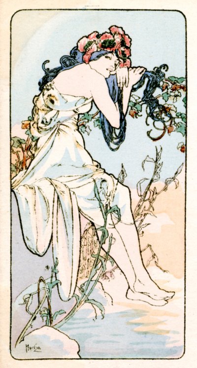 Estate, 1900 da Alphonse Mucha