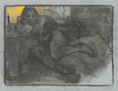 Il bevitore di assenzio, 1900-1905 da Alphonse Mucha