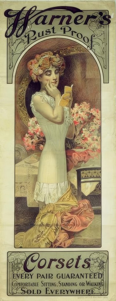 Corsetti Warner Rust Proof da Alphonse Mucha