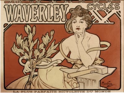 Cicli Waverley da Alphonse Mucha