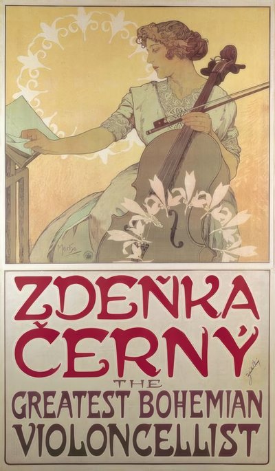 Zdenka Cerny da Alphonse Mucha