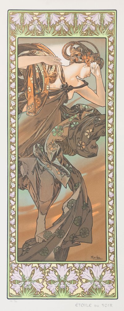 Étoile Du Soir La stella della sera, 1902 da Alphonse Mucha