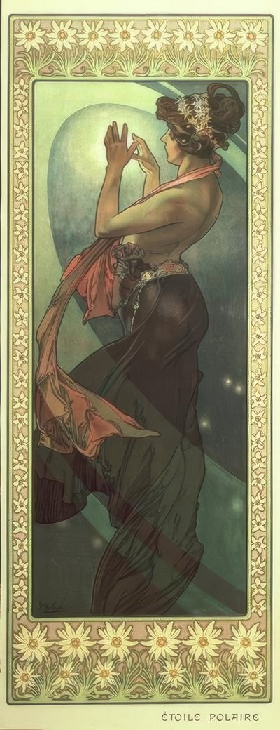 Stella polare da Alphonse Mucha