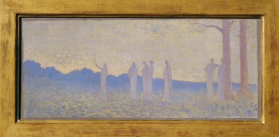 Serenite - Serenità (dipinto su tela) da Alphonse Osbert