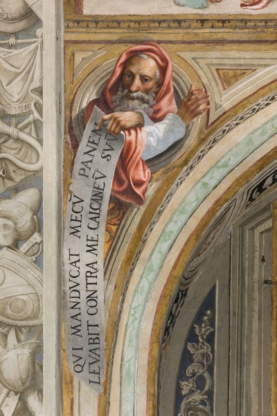 Busto con profeta da Altobello Melone