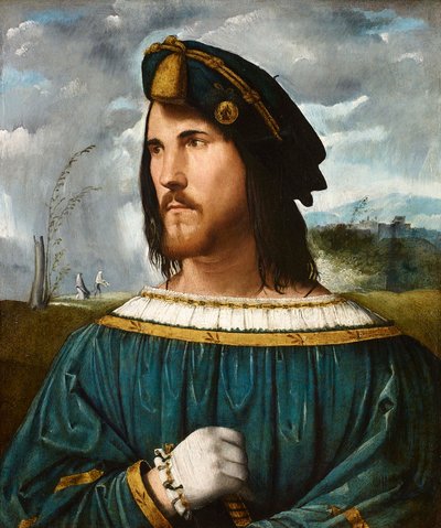Ritratto di Gentiluomo detto Cesare Borgia, tra il 1500 e il 1524 da Altobello Melone