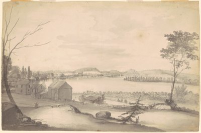 Studio per "Veduta di Springfield sul fiume Connecticut" da Alvan T. Fisher