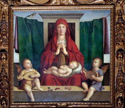 Vergine con bambino e angeli da Alvise Vivarini