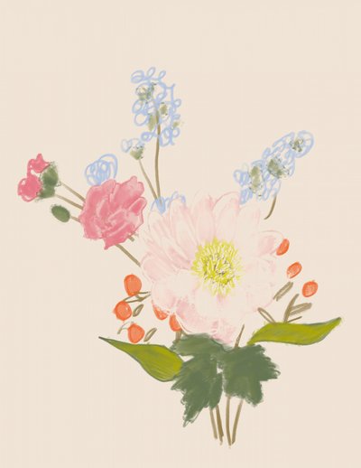 Morbido bouquet floreale da Alyssa Hamilton