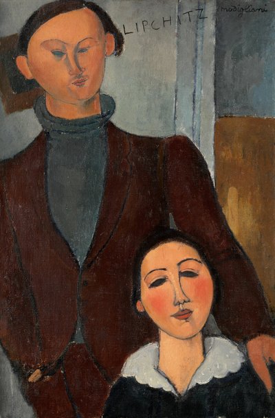 Jacques e Berthe Lipchitz da Amedeo Modigliani