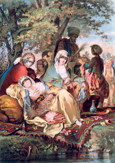 Harem, 1857 da Amadeo Preziosi
