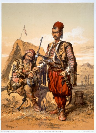 Soldati di fanteria turchi nell