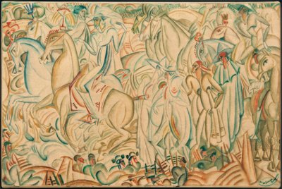Prima della corrida da Amadeo de Souza Cardoso