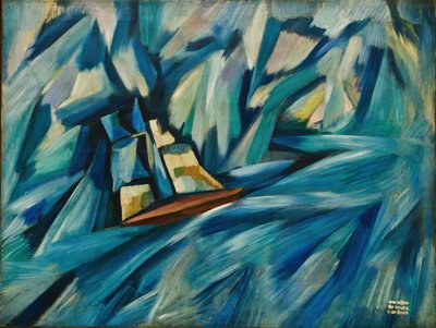 Barca a vela, c.1914 da Amadeu de Souza Cardoso