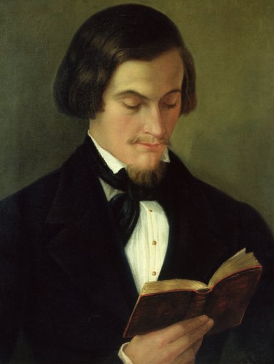 Ritratto del poeta Heinrich Heine (1797-1856) 1842 da Amalia Keller