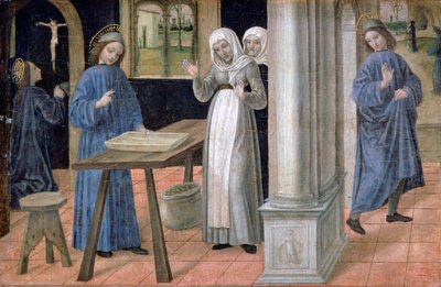 San Benoît, c1480-1523 da Ambrogio Bergognone