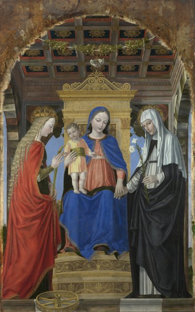 La Vergine e il Bambino con Santa Caterina d