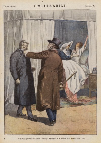 Illustrazione per I Miserabili di Victor Hugo da Ambrogio Lombardi