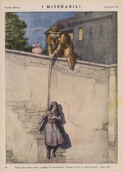 Illustrazione per I Miserabili di Victor Hugo da Ambrogio Lombardi