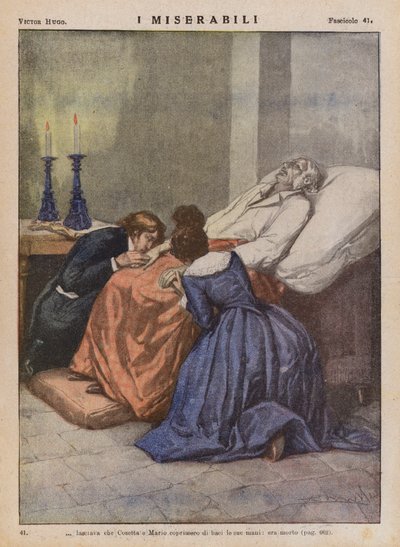 Illustrazione per I Miserabili di Victor Hugo da Ambrogio Lombardi