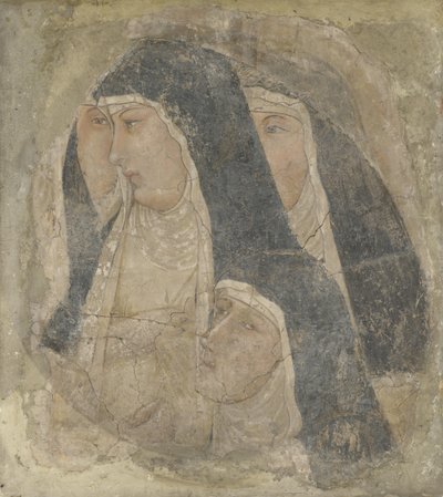 Un gruppo di quattro Clarisse, ca 1340 da Ambrogio Lorenzetti