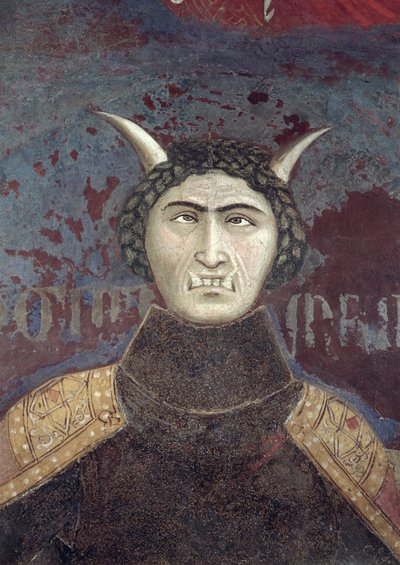 Allegoria del Cattivo Governo, dettaglio della Tirannia, 1338-40 da Ambrogio Lorenzetti