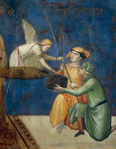 Allegoria del Buon Governo, Giustizia Commutativa o Punizione Commutativa, (dettaglio) dall