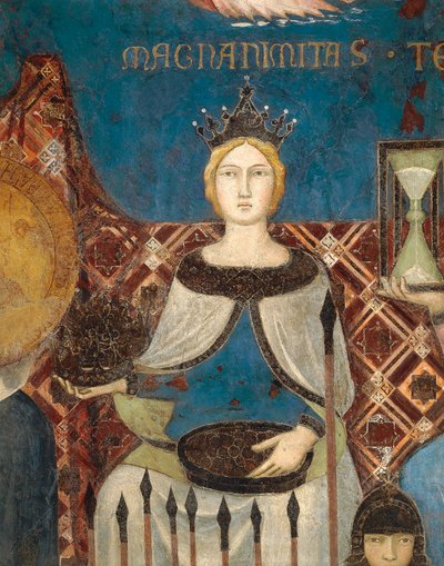Allegoria del Buon Governo, magnanimità e generosità (dettaglio) da Ambrogio Lorenzetti