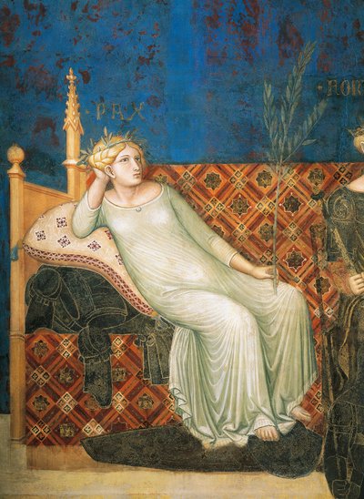 Allegoria del Buon Governo, pace, (dettaglio) dall