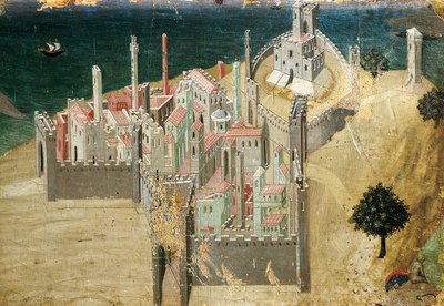Città sul mare da Ambrogio Lorenzetti