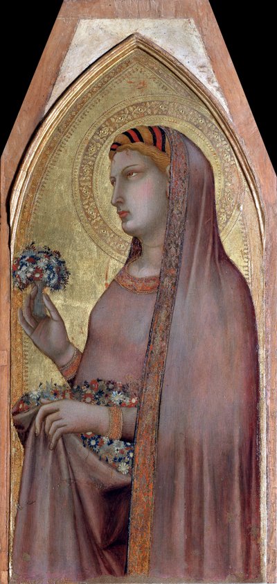 Dorotea di Cesarea o Dorotea (dal Polittico della Vergine e il Bambino) da Ambrogio Lorenzetti