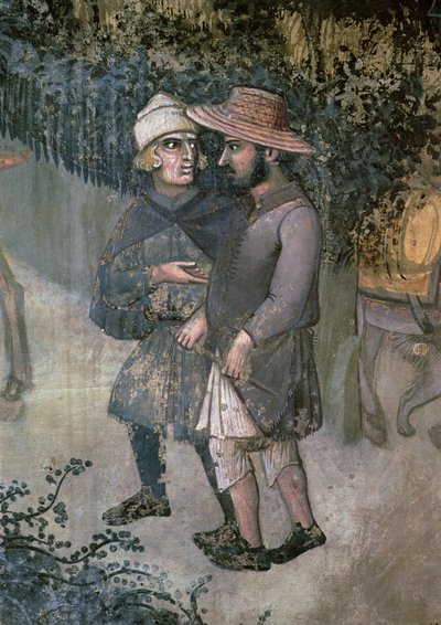 Effetti del Buon Governo in Campagna (dettaglio) da Ambrogio Lorenzetti