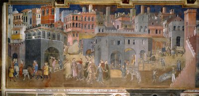 Effetti del buon governo nella città Ciclo di affreschi L