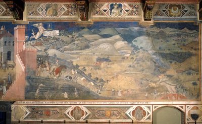 Effetti del Buon Governo in campagna Ciclo di affreschi L