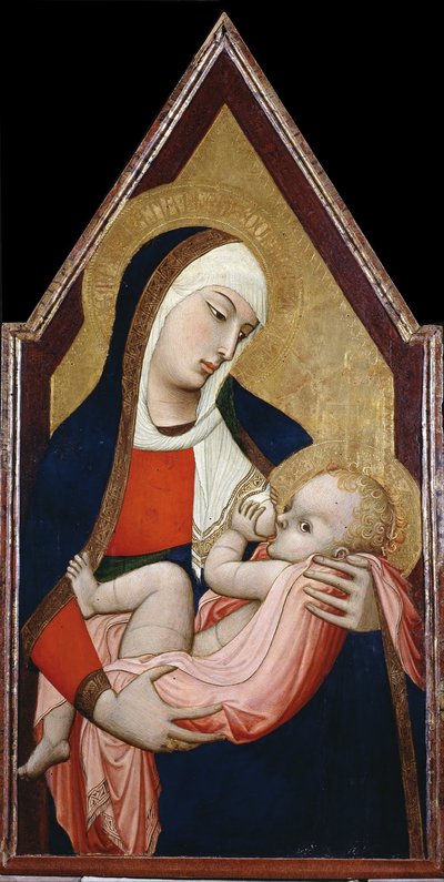 Madonna del Latte, tra il 1325 e il 1348 da Ambrogio Lorenzetti