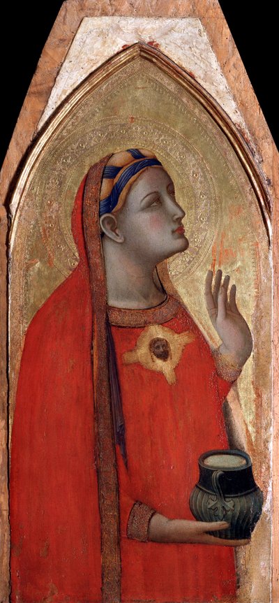 Maria Maddalena (pannello sinistro del polittico Vergine e Bambino) da Ambrogio Lorenzetti