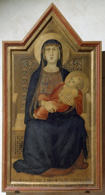 Vergine Maria e Bambino Gesù da Ambrogio Lorenzetti