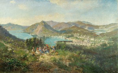 Lugano visto da Curreglia da Ambrogio Preda