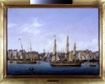 Il porto di Le Havre, di Louis Garneray, circa 1820 da Ambroise Louis Garneray
